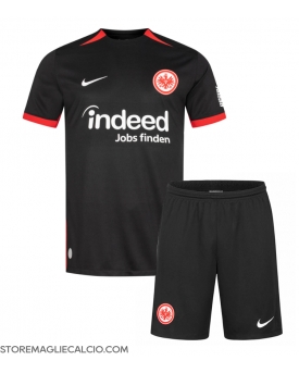 Eintracht Frankfurt Maglia Gara Trasferta Repliche 2024-25 Bambino Maniche Corte